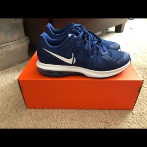 Royal blue nike shoes